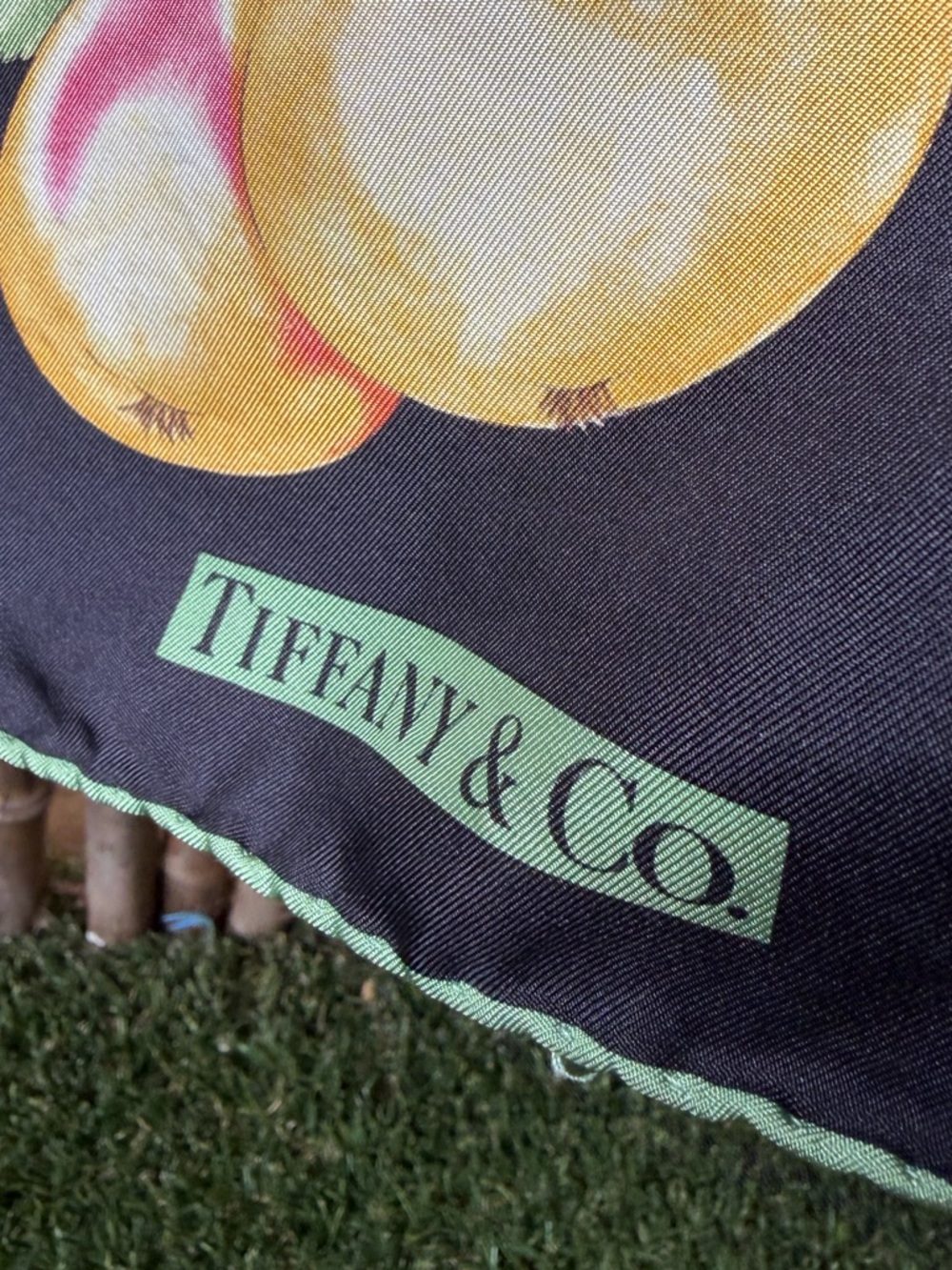 TIFFANY & CO vintage silk scarf - Picture 2 of 5